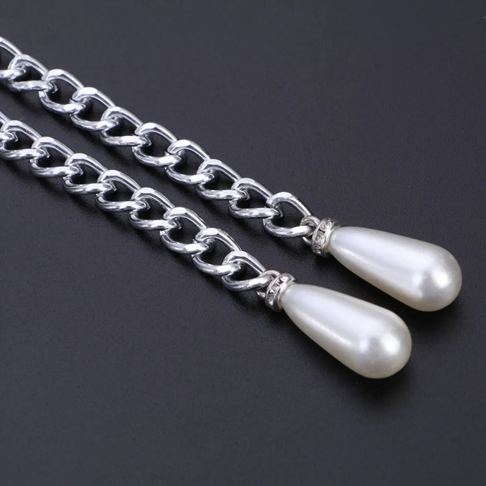 Pearl Drops Face Chain