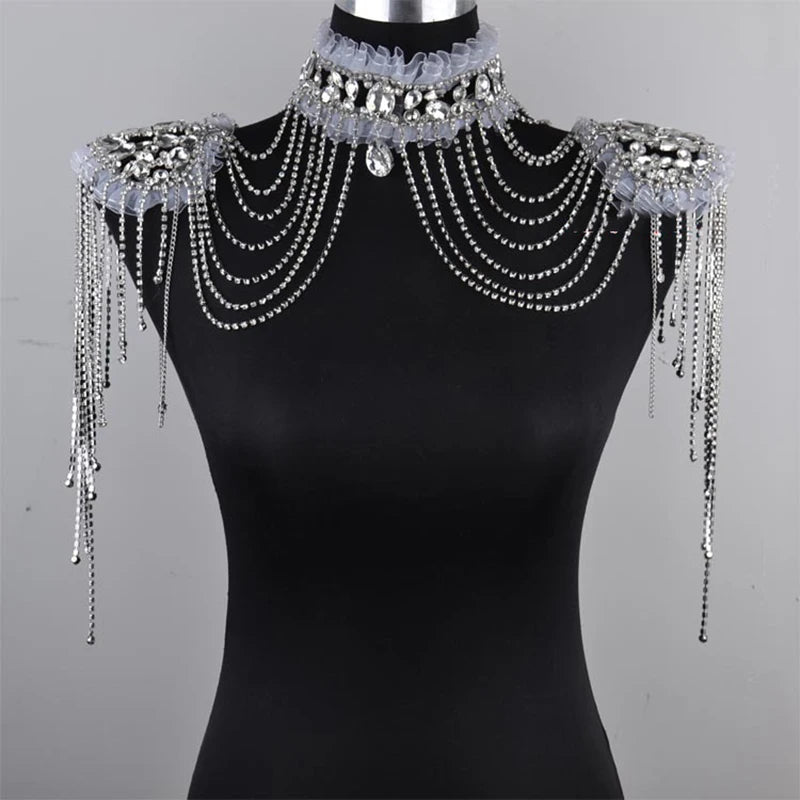 Crystal Shoulder Necklace