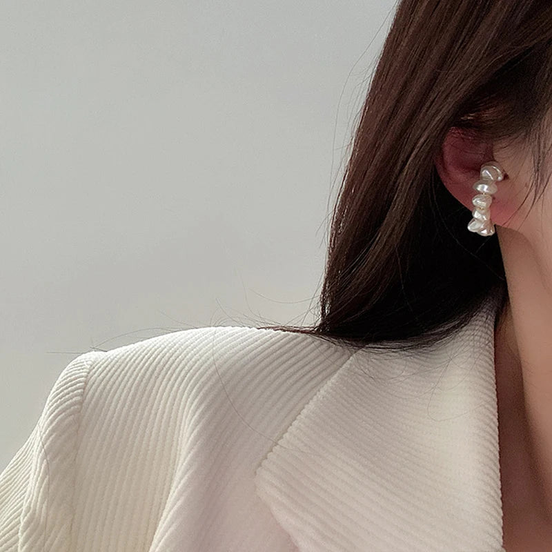 Pearl Ear Bone Clip