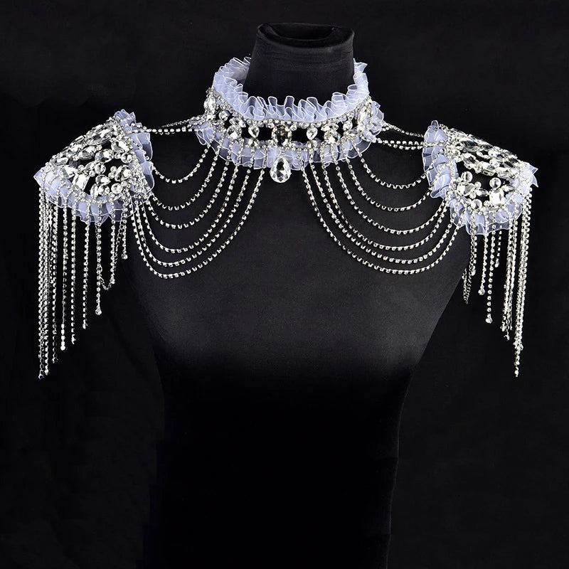 Crystal Shoulder Necklace