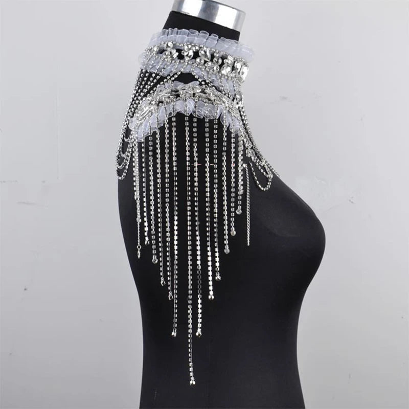 Crystal Shoulder Necklace