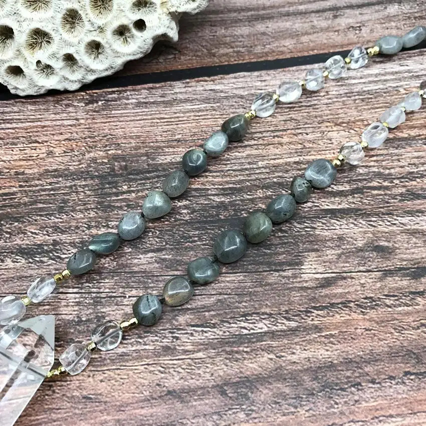 Natural Labradorite Beads Necklaces