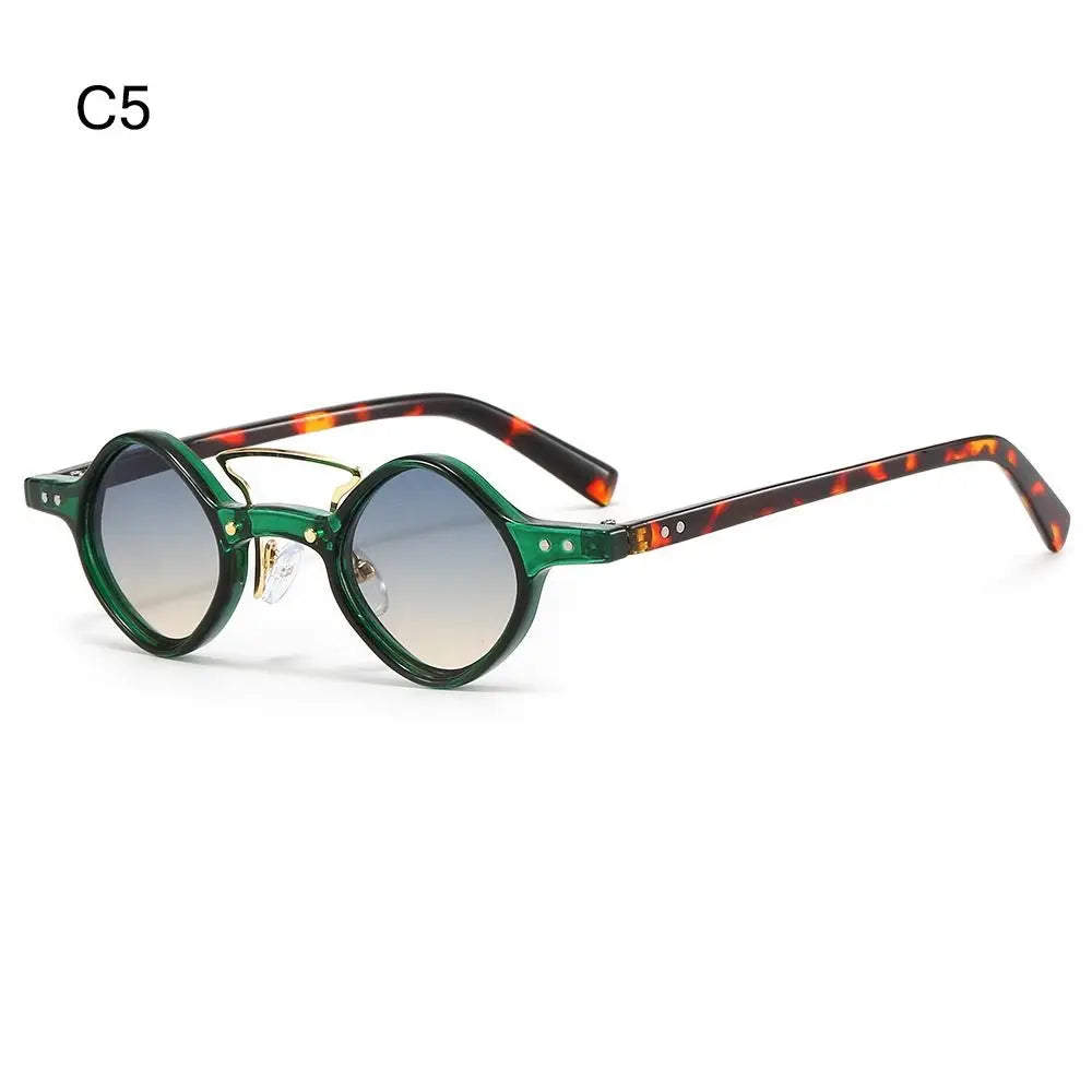 Hippie Small Round Square Sunglasses