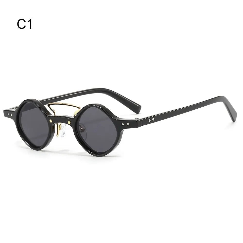 Hippie Small Round Square Sunglasses