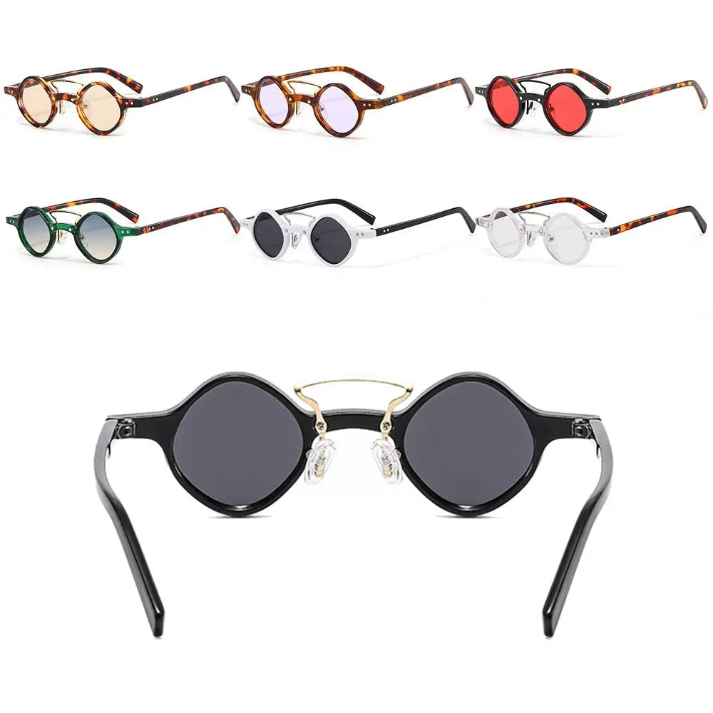 Hippie Small Round Square Sunglasses