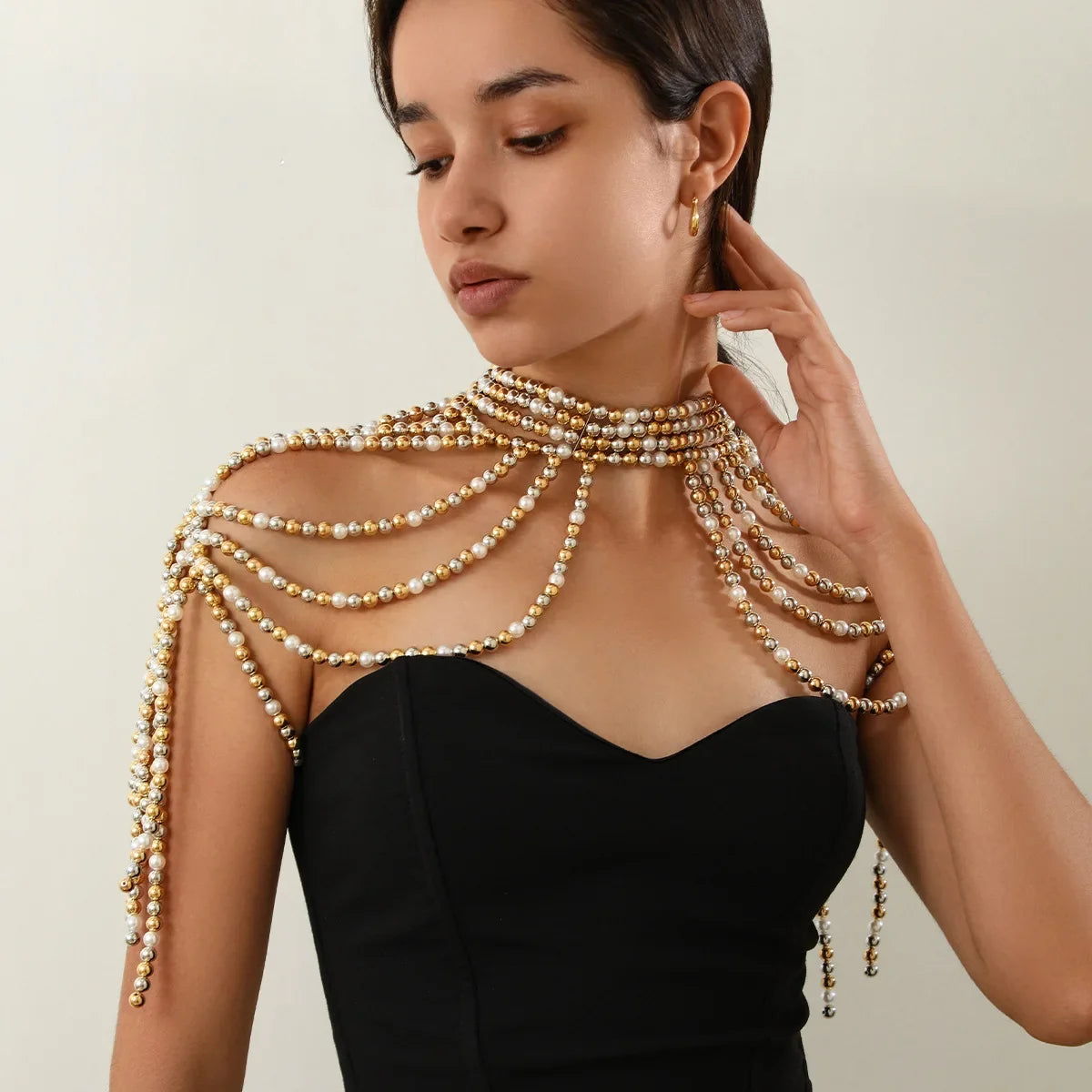 Sexy Chain Pearl Waist Jewelry