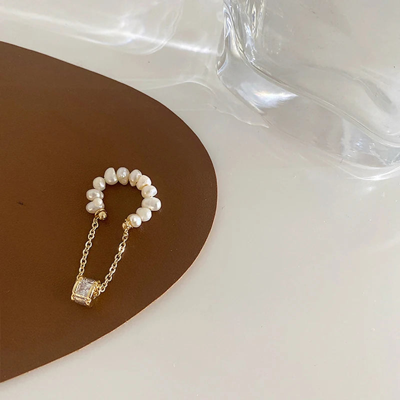 Pearl Ear Bone Clip