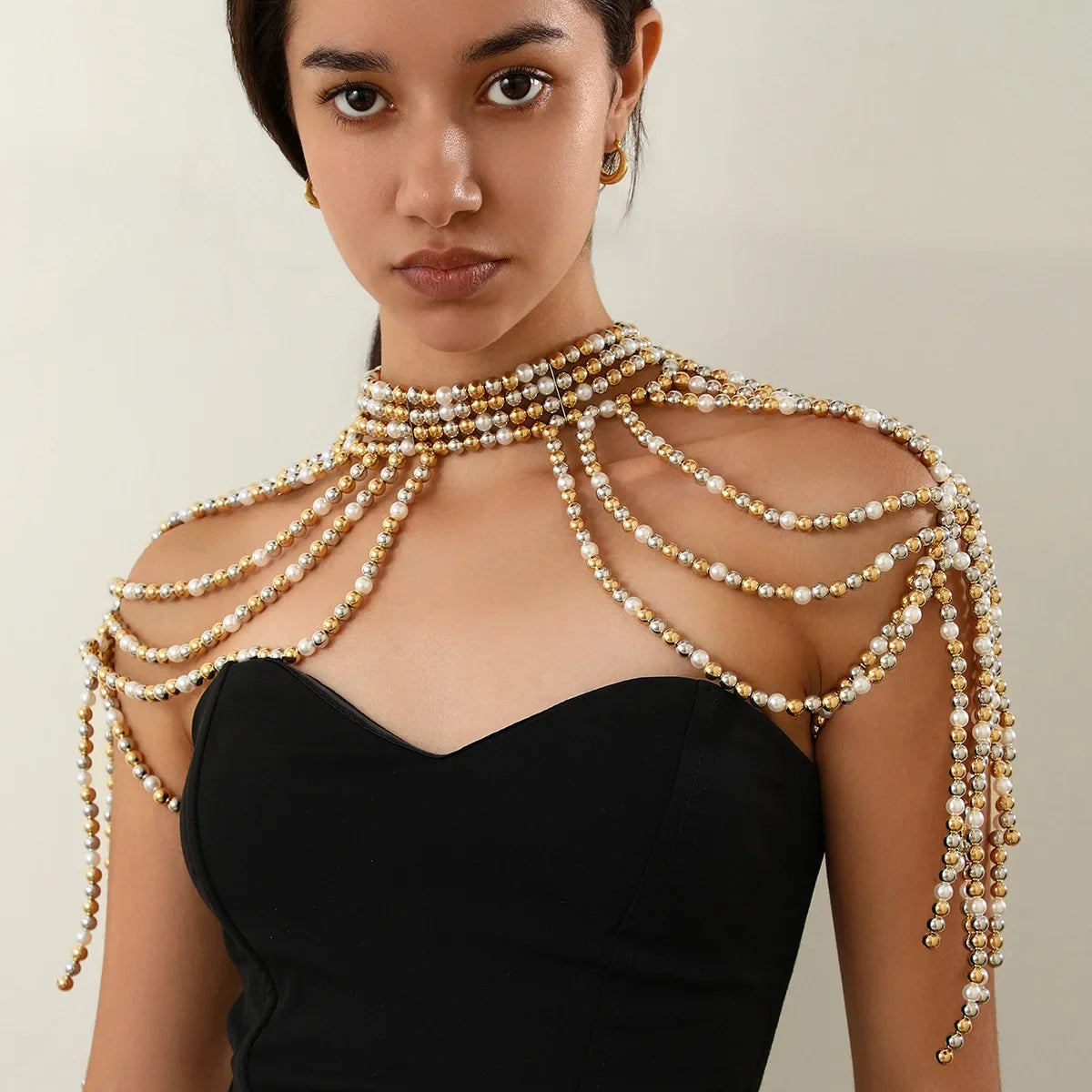 Sexy Chain Pearl Waist Jewelry
