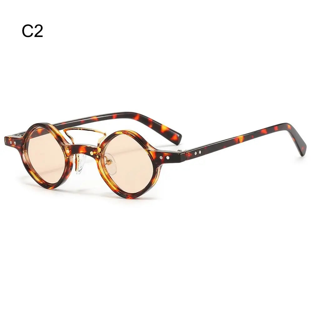 Hippie Small Round Square Sunglasses