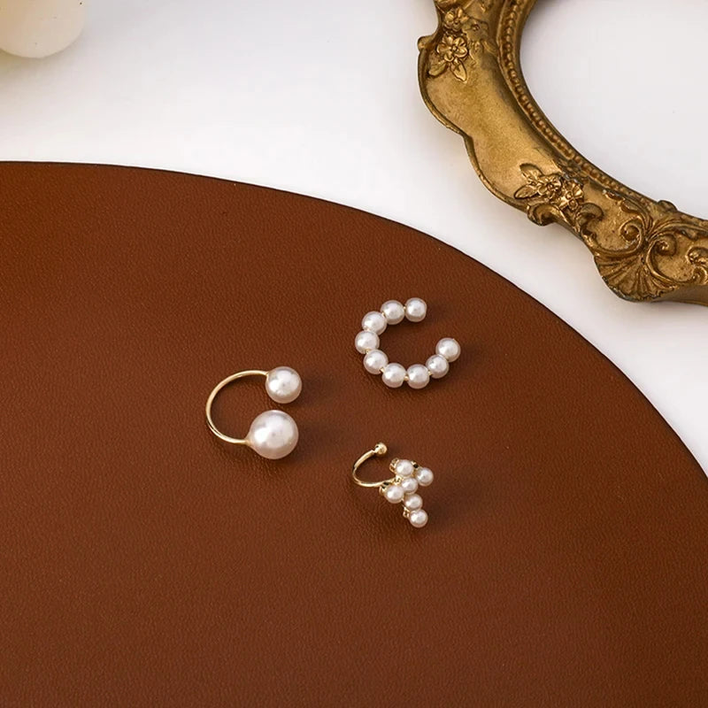 Pearl Ear Bone Clip
