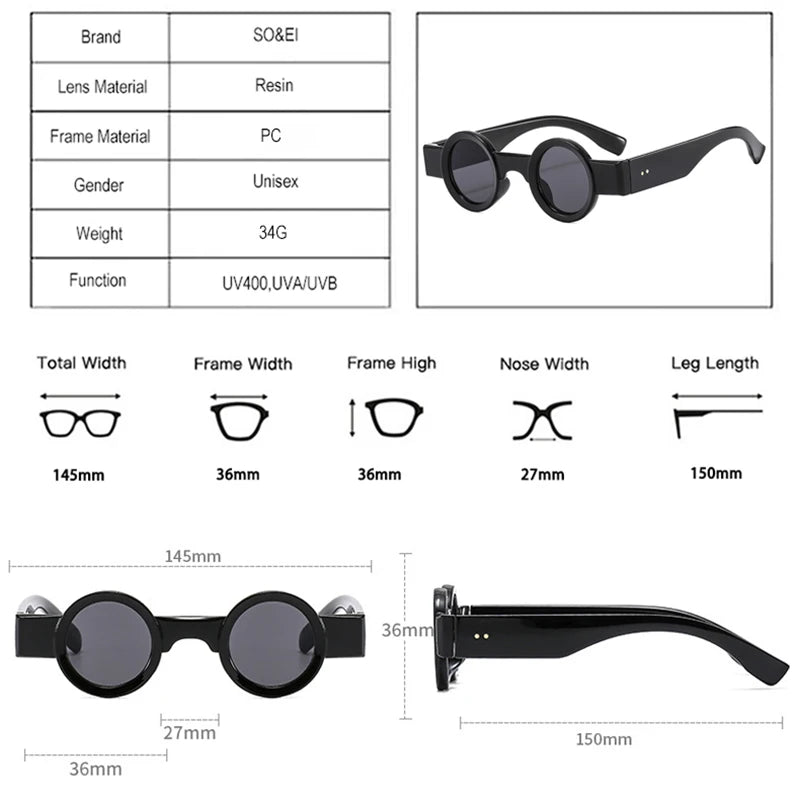 Small Round Sunglasses