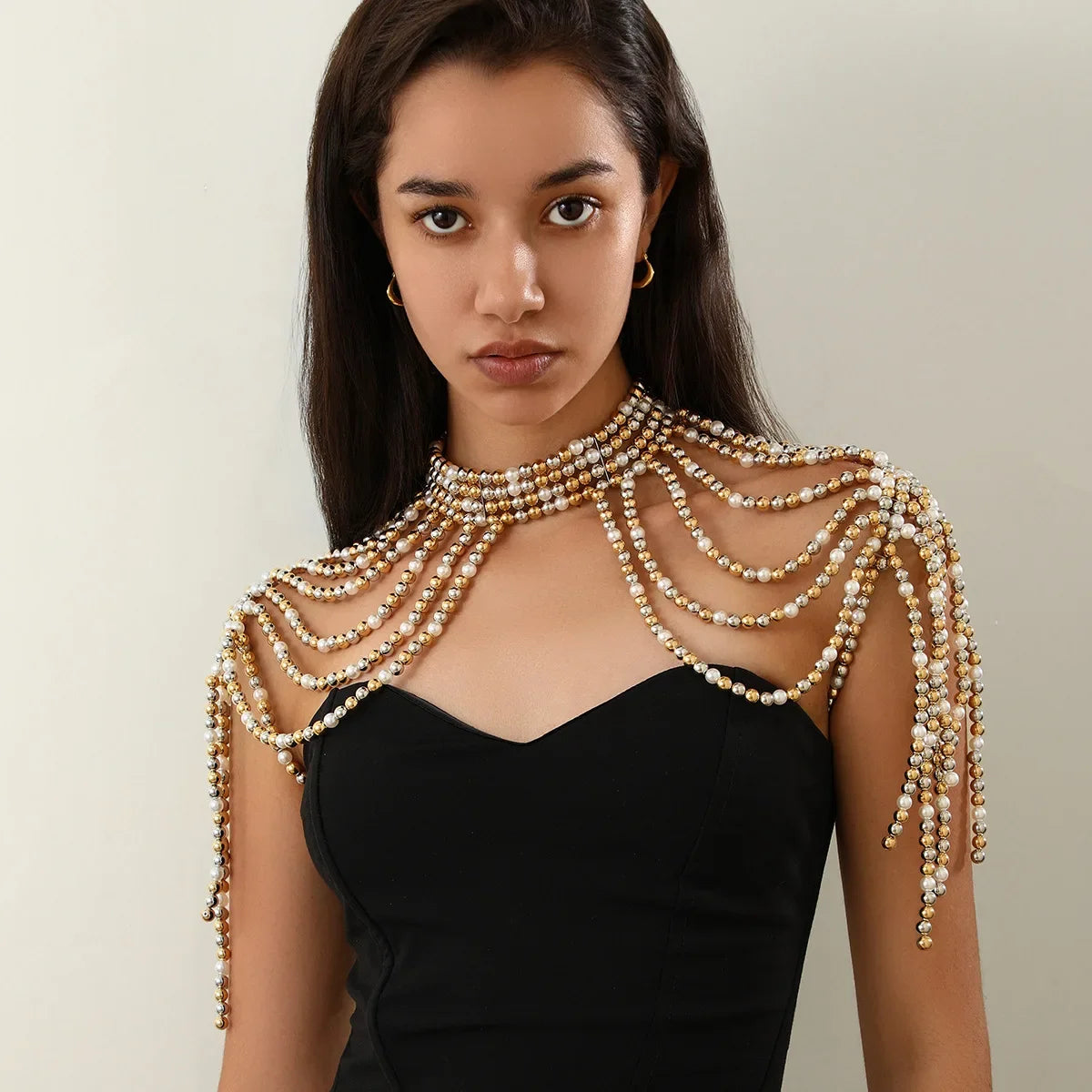 Sexy Chain Pearl Waist Jewelry