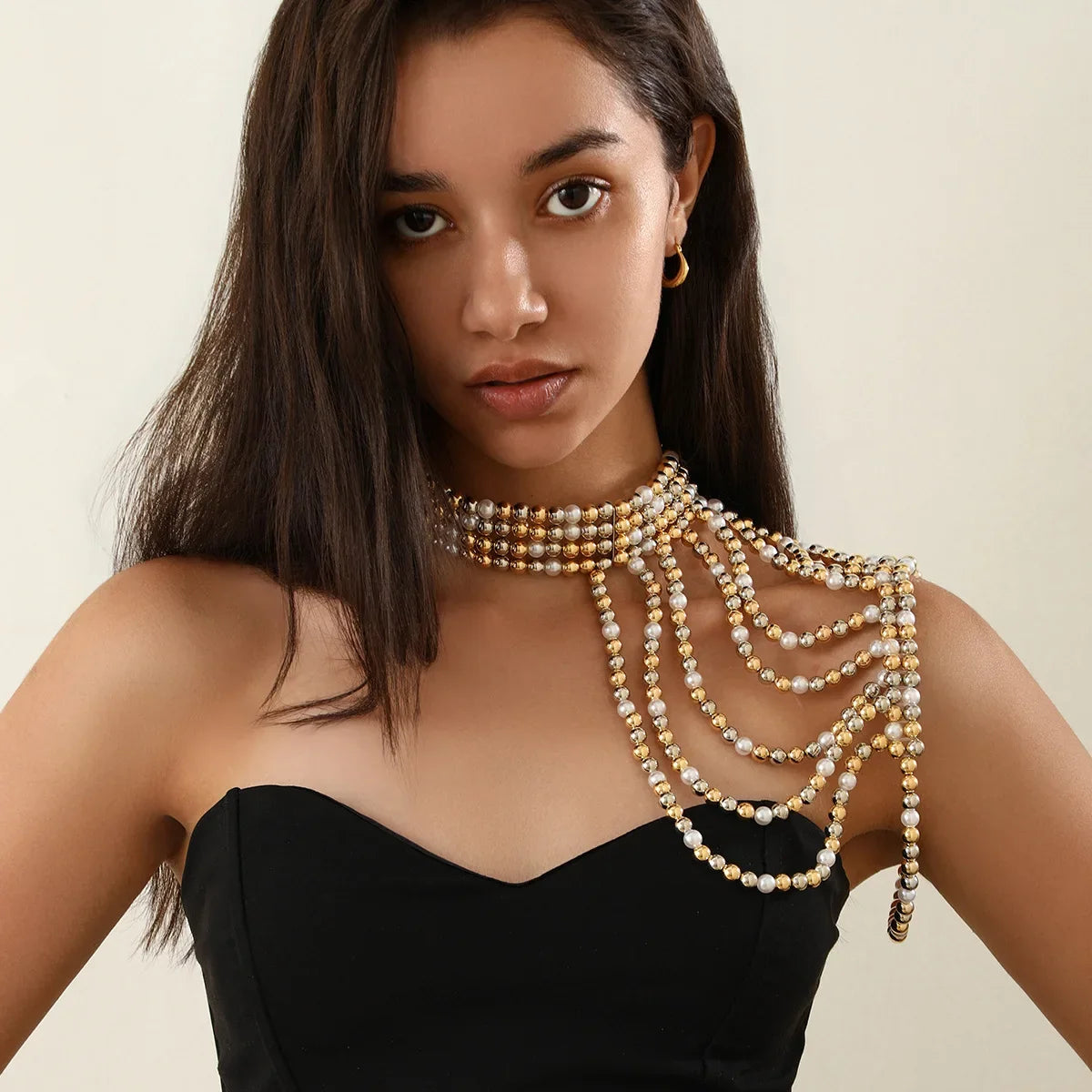 Sexy Chain Pearl Waist Jewelry