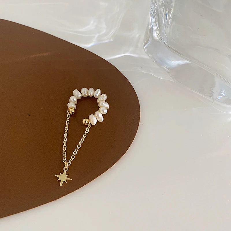 Pearl Ear Bone Clip
