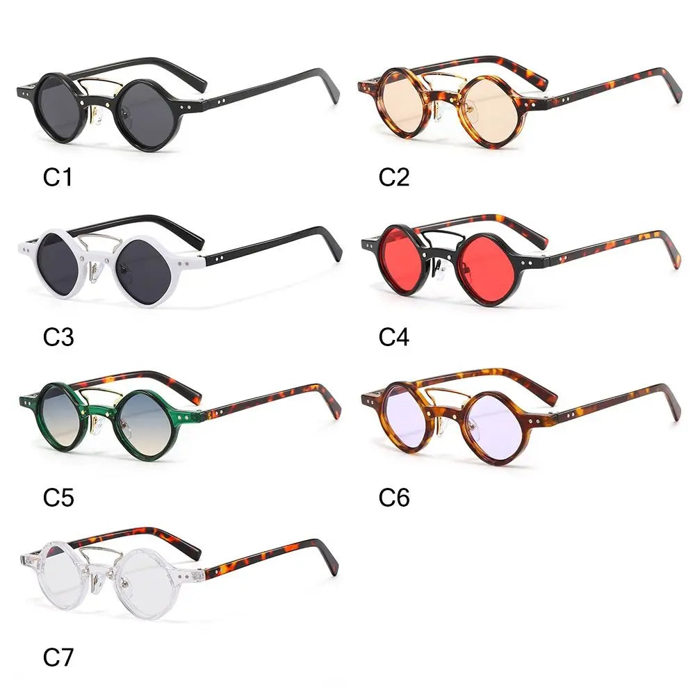 Hippie Small Round Square Sunglasses