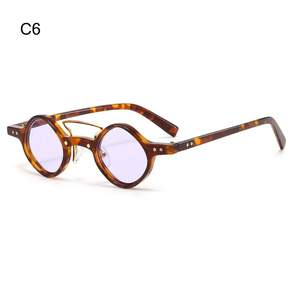 Hippie Small Round Square Sunglasses