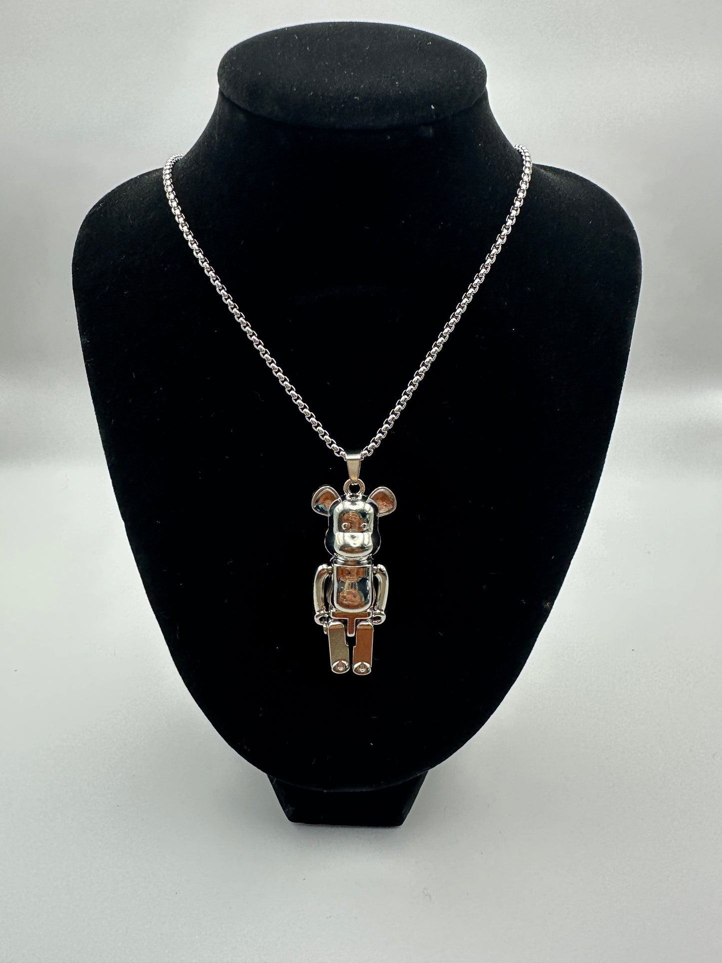 Mechanical Bear Necklace