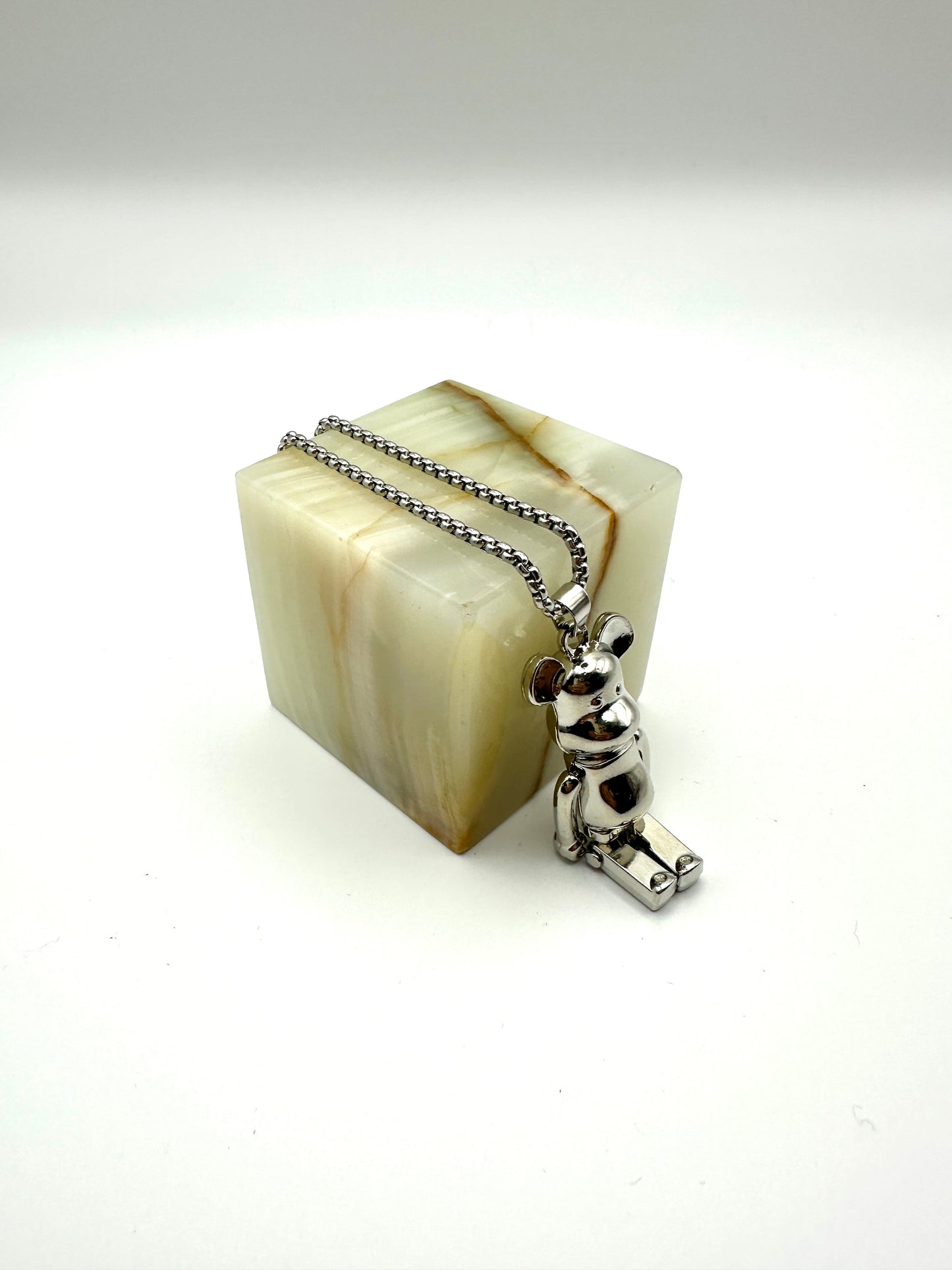 Mechanical Bear Necklace