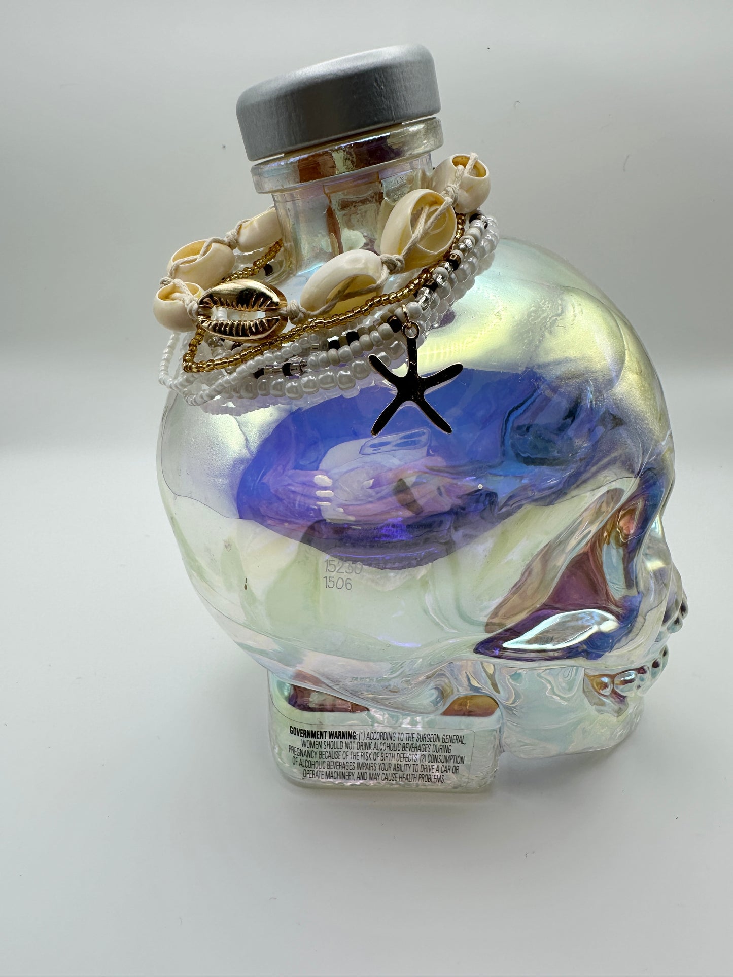 Boho Rice Beads Starfish Pendant Anklet Set