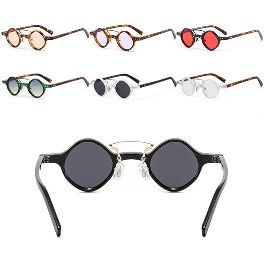 Hippie Small Round Square Sunglasses
