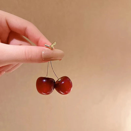 Red Cherry Earrings