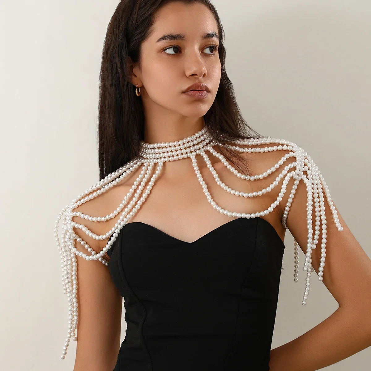 Sexy  Chain Pearl Waist Jewelry